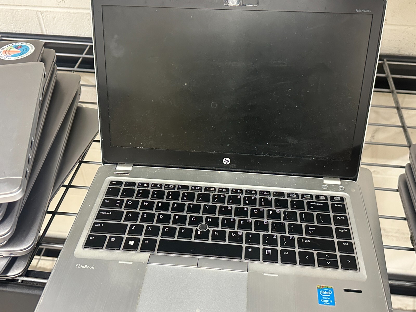 Lot! (2) hp EliteBook Folio 9470m i5-3437U 1.90 4GB Ram No SSD/OS/Batt Laptops