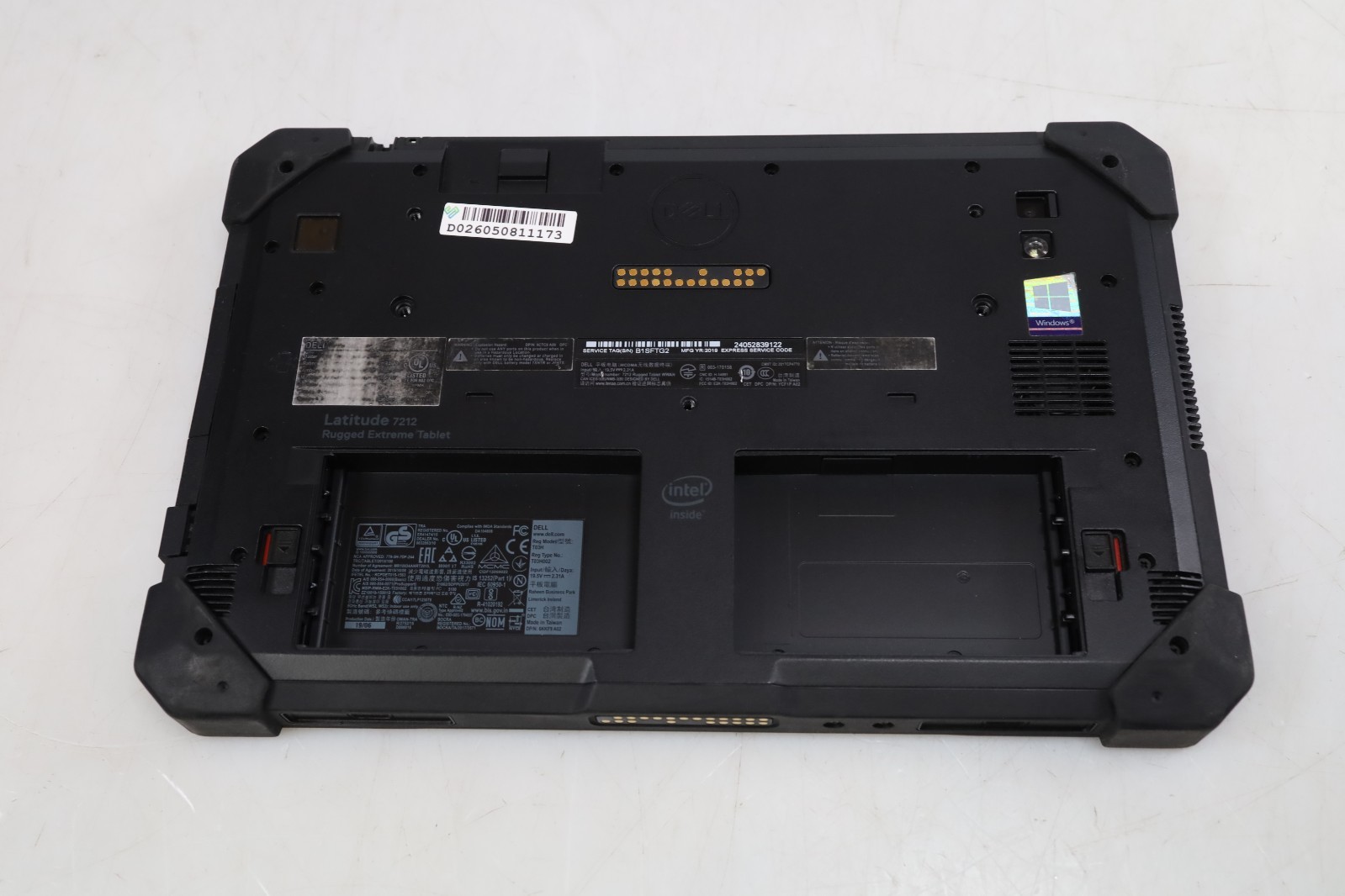 Dell Latitude 7212 Rugged Extreme Tablet 11.6″ i5-8350U 8GB 256GB No BATT COA OS