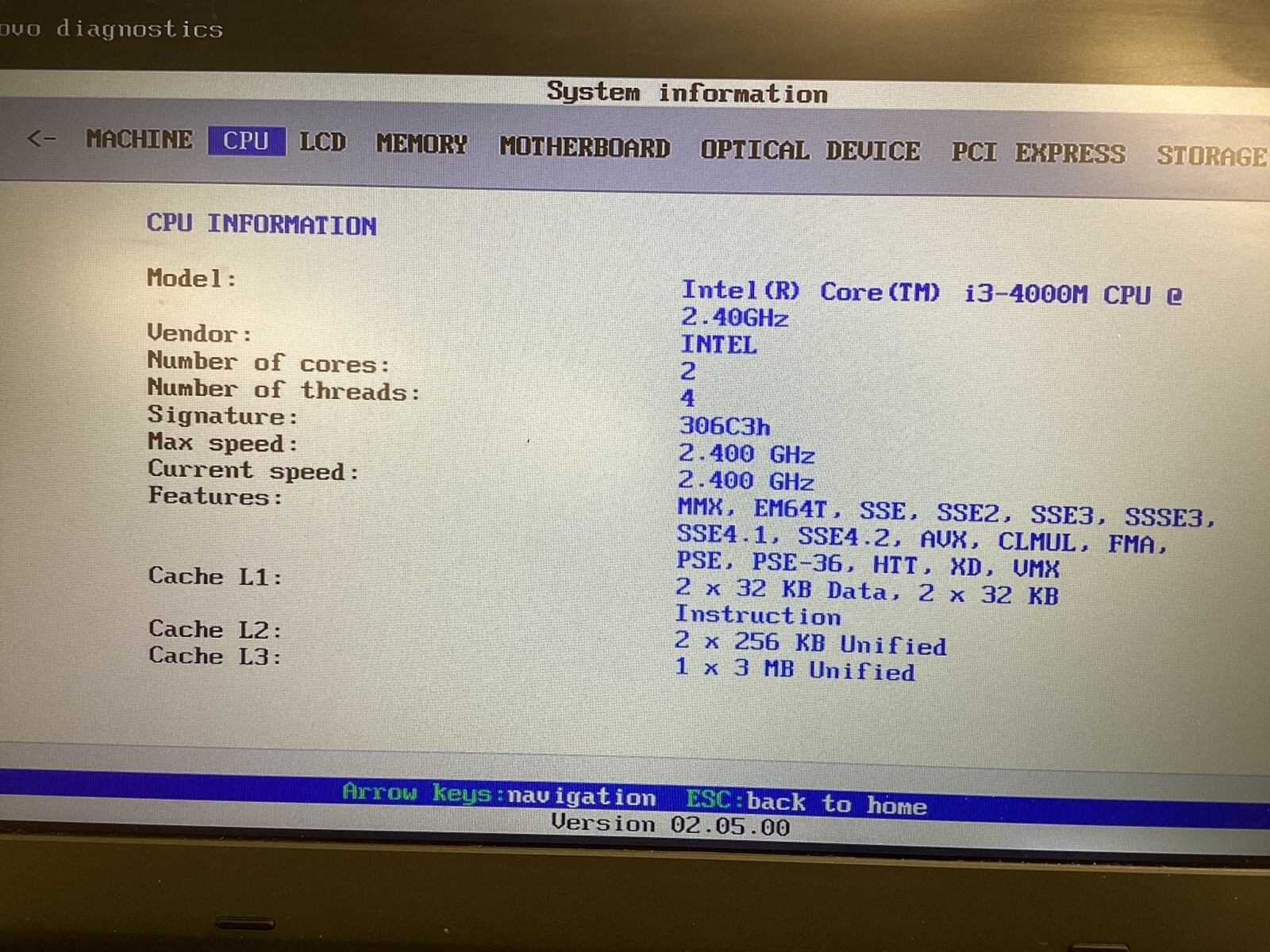 Lenovo ThinkPad Edge E440 14in laptop UNTESTED – POWERS ON