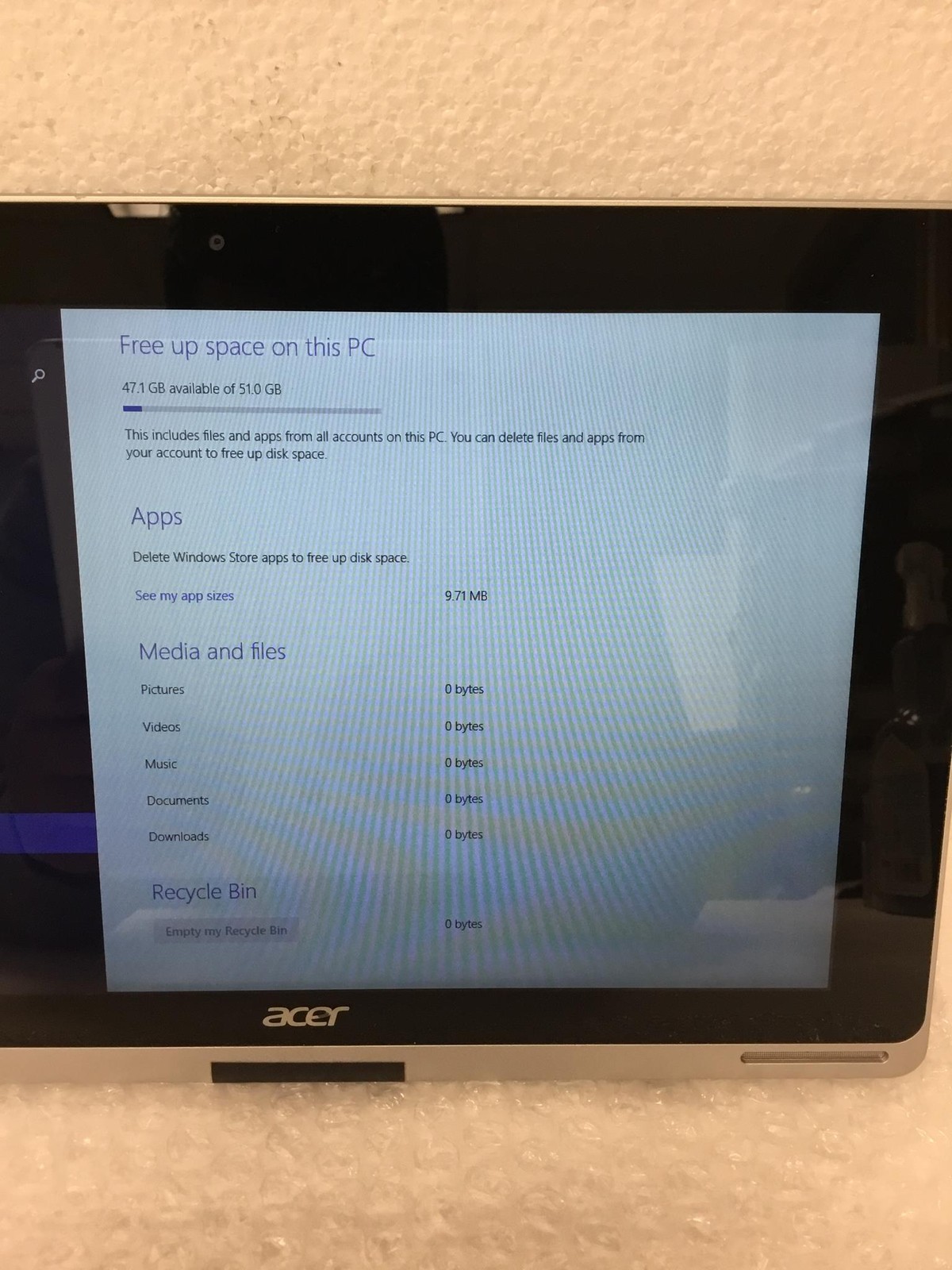Acer SW5-012P 10.1″ Touch 64GB Intel Z3735F 2GB RAM No Power Adapter WORKING