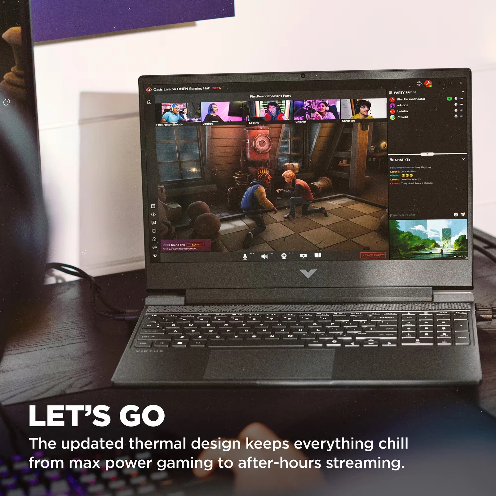 HP Gaming Laptop Victus 15.6 in 144Hz Core i5 NVIDIA RTX 3050 Backlit Windows OS