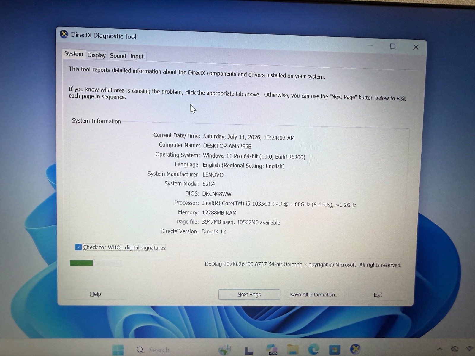 Lenovo V14 IIL 14″Laptop,Intel i5-1035G1;1.00GHz.256gb ssd+500gb hd,12gb ram