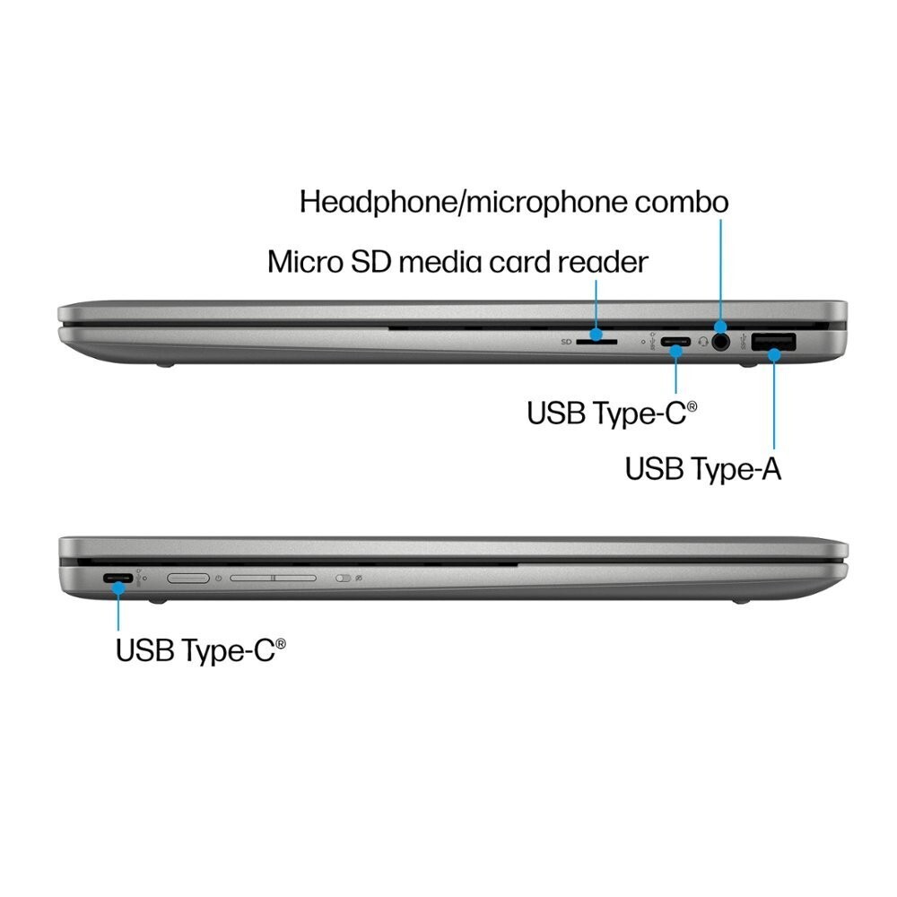 Used HP 2-in-1 14″ Touch-Screen Chromebook x360 Laptop Intel i3 12th 8GB, 256GB