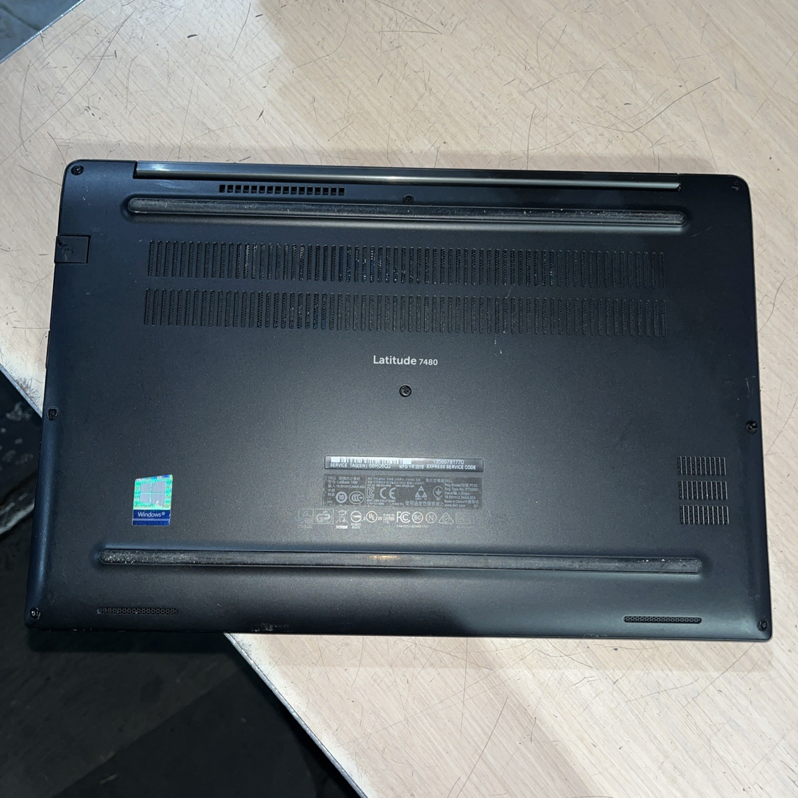 DELL LATITUDE 7480 INTEL CORE I7-7600U 8GB RAM NO HD