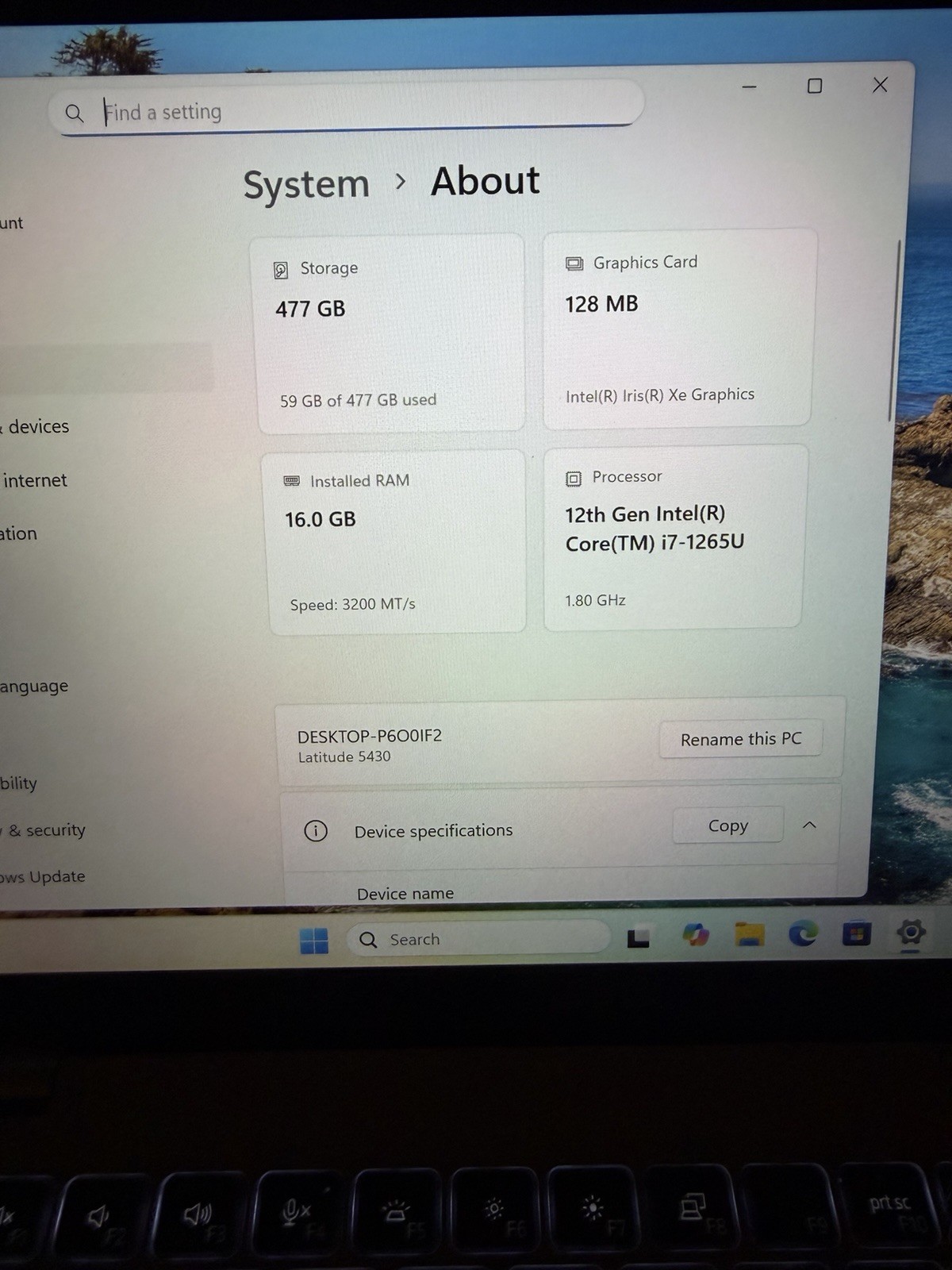 Dell Latitude 5430 14″ (512GB SSD Intel Core i7 12th Gen. 3.00 GHz 16GB)
