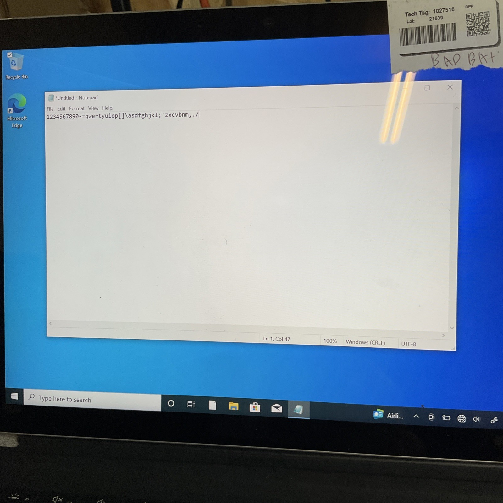 Surface Go 2 4425Y 1.70GHz 8GB 128GB W10 Pro Bad Battery No Charger