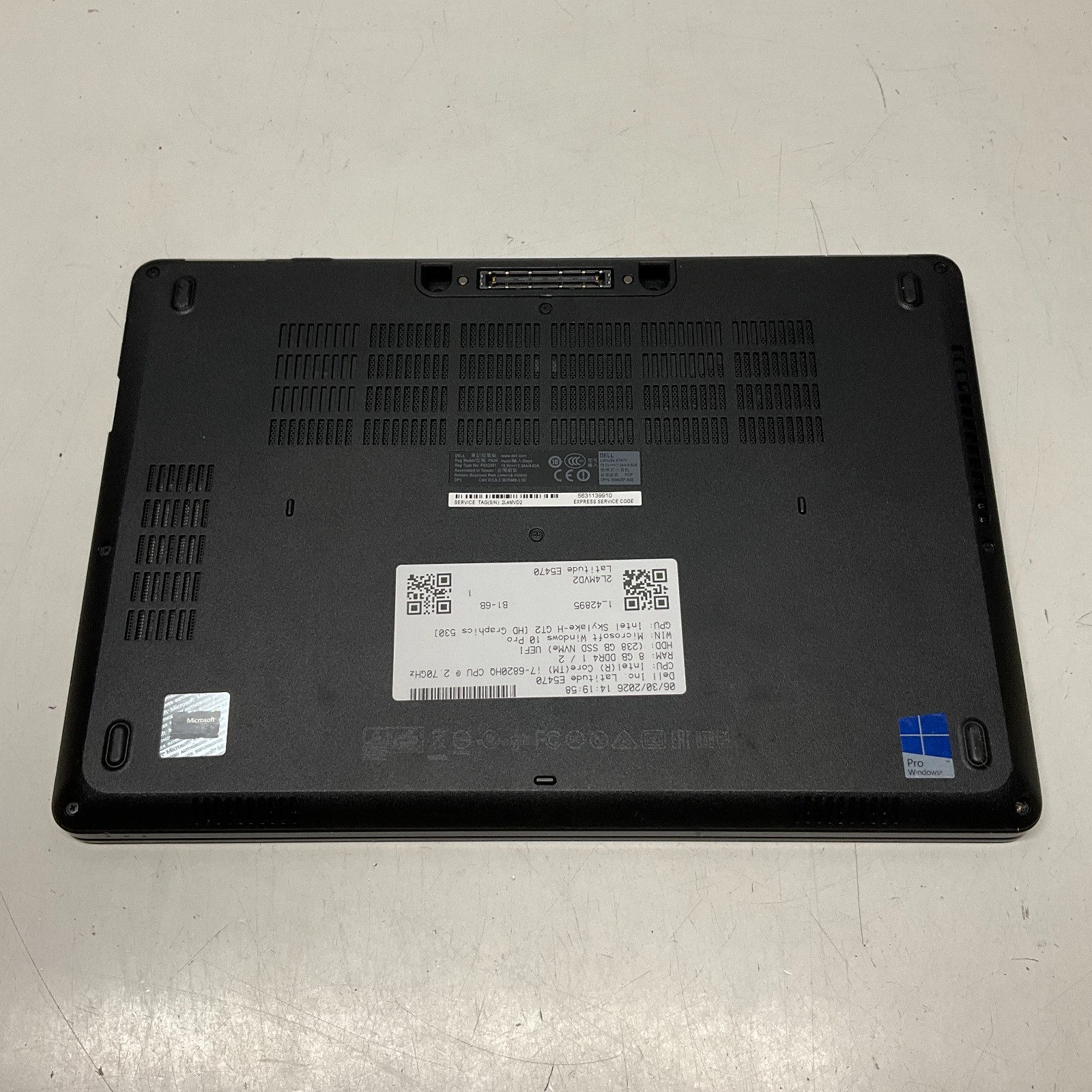 Dell Latitude E5470 14″ Laptop Intel i7-6820HQ 2.70GHz 8GB 256GB SSD Windows 10