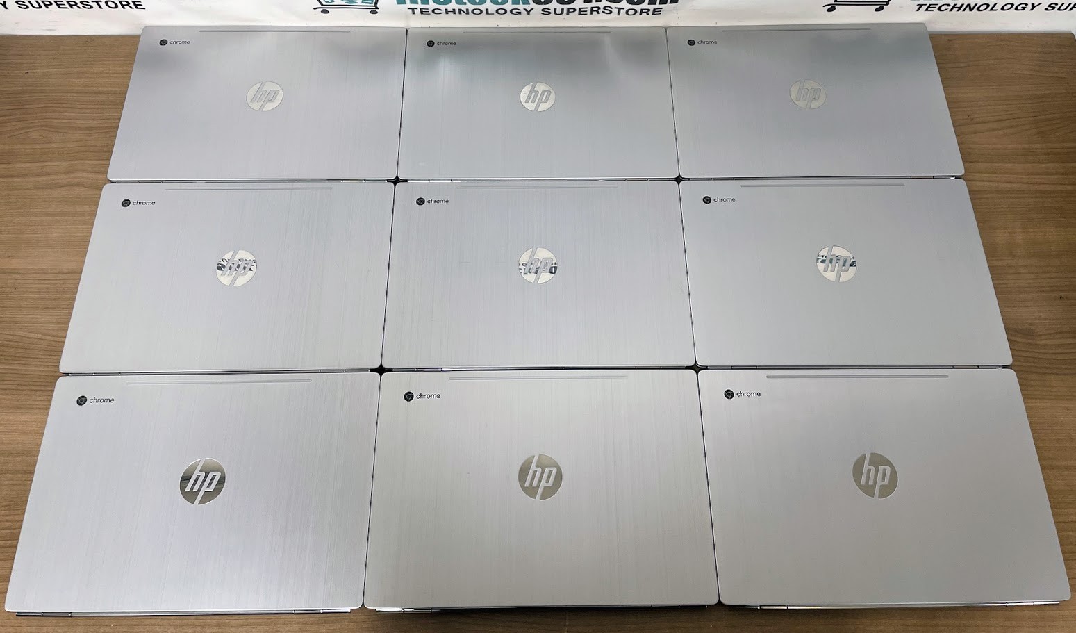 LOT 9 HP ChromeBook 13 G1 Intel Pentium 4405Y 1.50GHz 4gb RAM 32gb eMMC READ!!