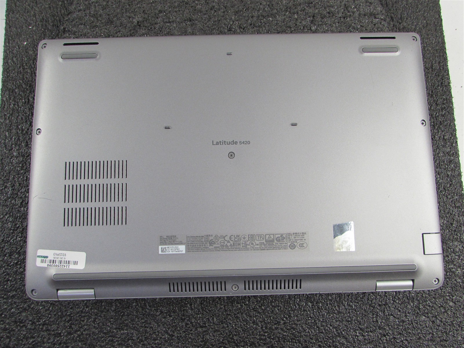 DELL LATITUDE 5420 1920X1080 FHD CORE I5-1145G7 NO SSD 8GB RAM NO O.S