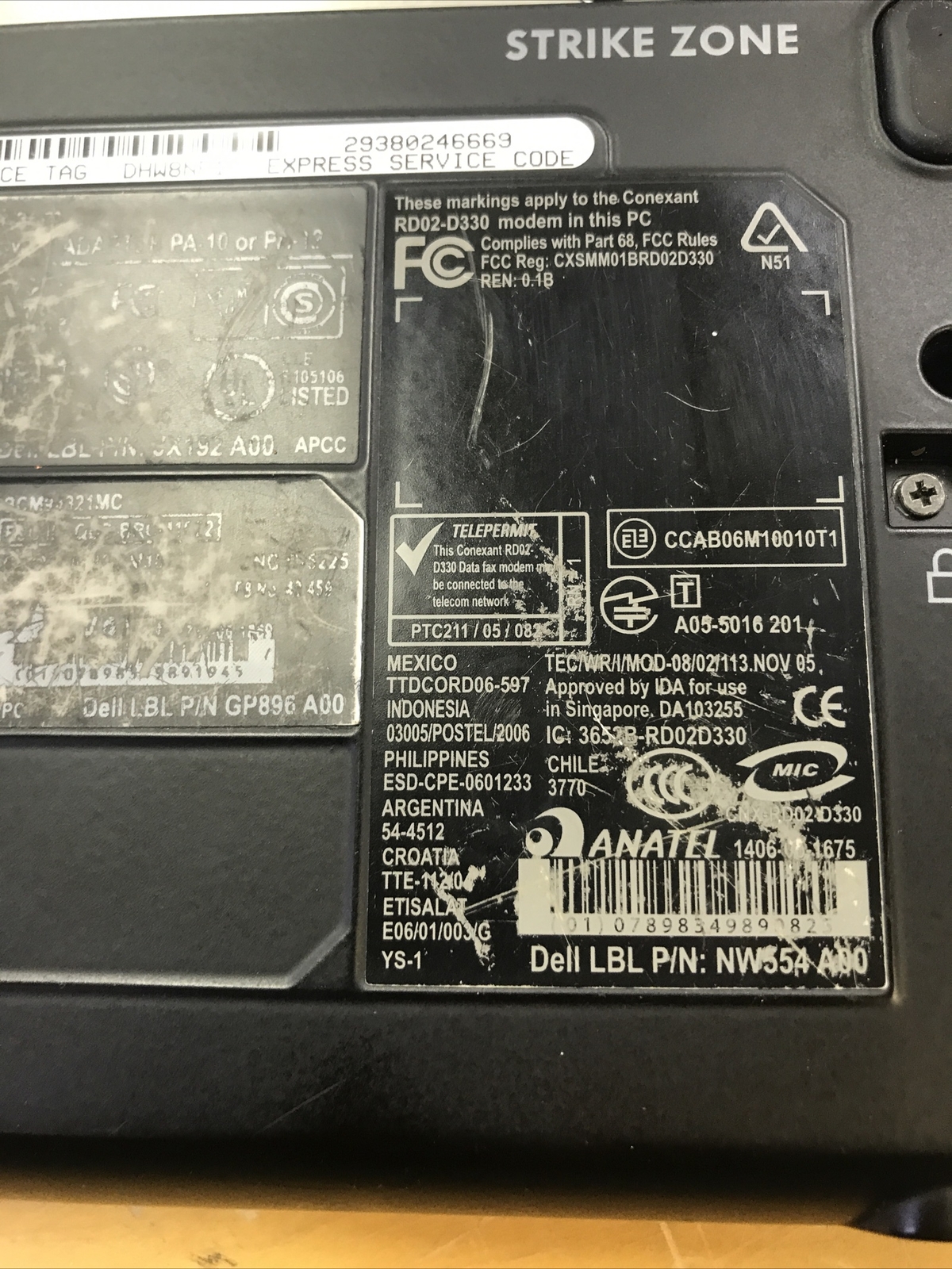 Dell Inspiron 1420 14.1” Laptop Notebook Parts/Repair AS IS computer