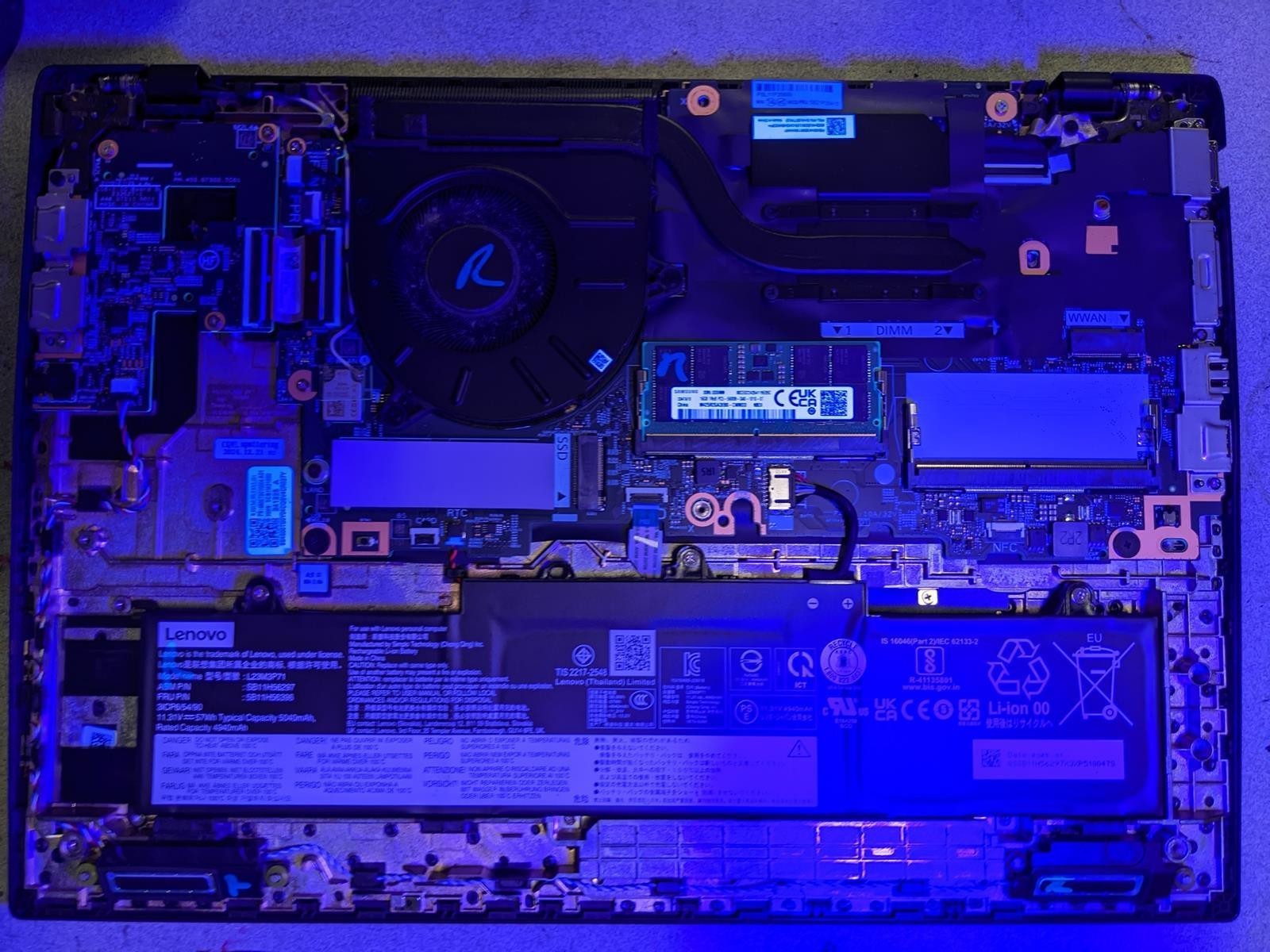 LENOVO THINKPAD L16 ULTRA 5 135U @ 1.1GHz, 16GB RAM, NO HDD