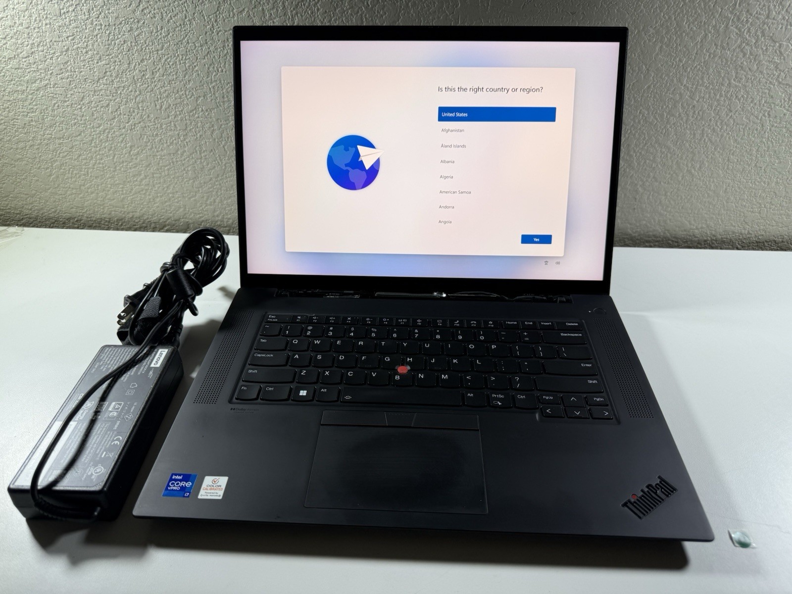 LENOVO THINKPAD P1 Gen 4 TOUCH 4k I7-11850H 512GB 16GB RAM NVIDIA T1200 WIN 11