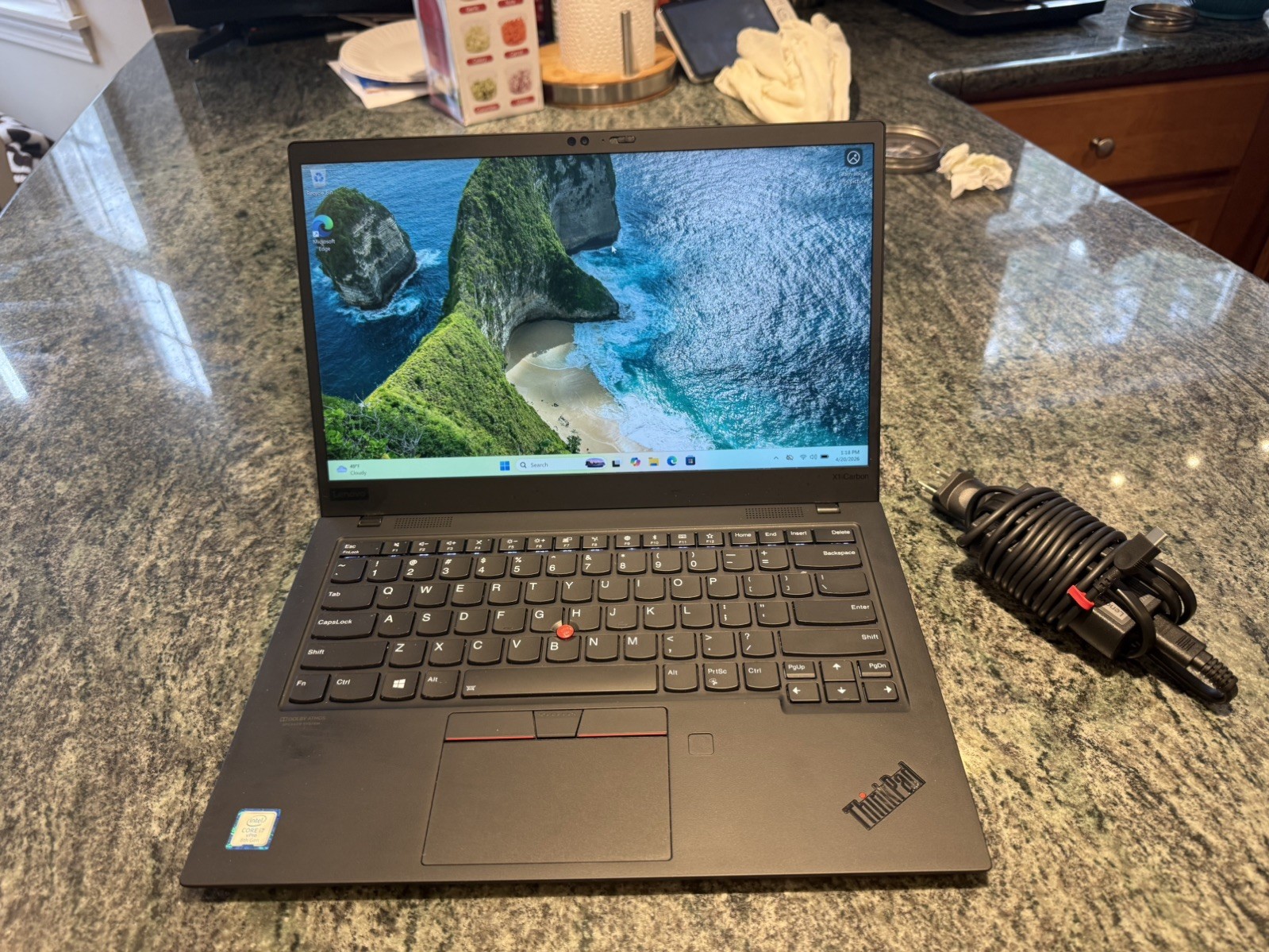 Lenovo ThinkPad X1 Carbon Gen 7 i7‑8665U 16GB 256 GB SSD 14″ FHD Win 11 Pro