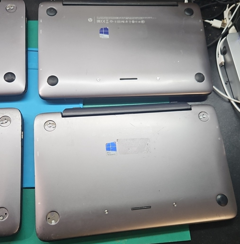 LOT 4 HP Pro x2 410 G1 11.6″ i5-4202Y 1.6GHz 4GB 2-in-1 Laptops FOR PARTS AS IS
