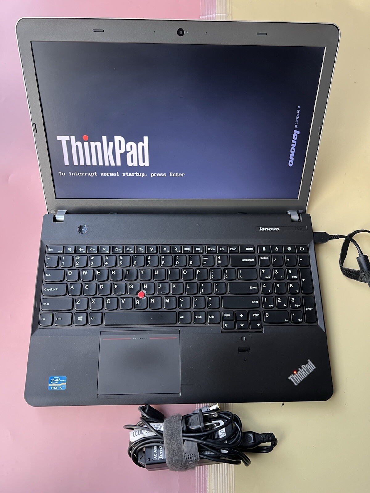 LENOVO ThinkPad E531 15.6” Core i5-3230M 2.60GHz 8GB RAM 500GB HDD HDMI WEBCAM