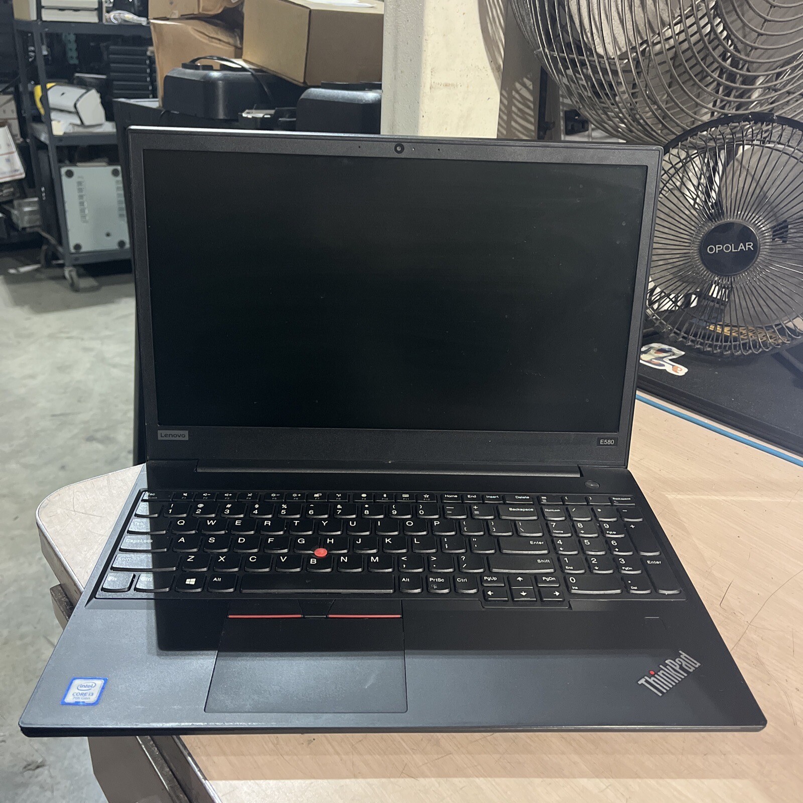 THINKPAD LENOVO E580 INTEL CORE I3-7020U 2.30GHZ 8GB RAM NO HD