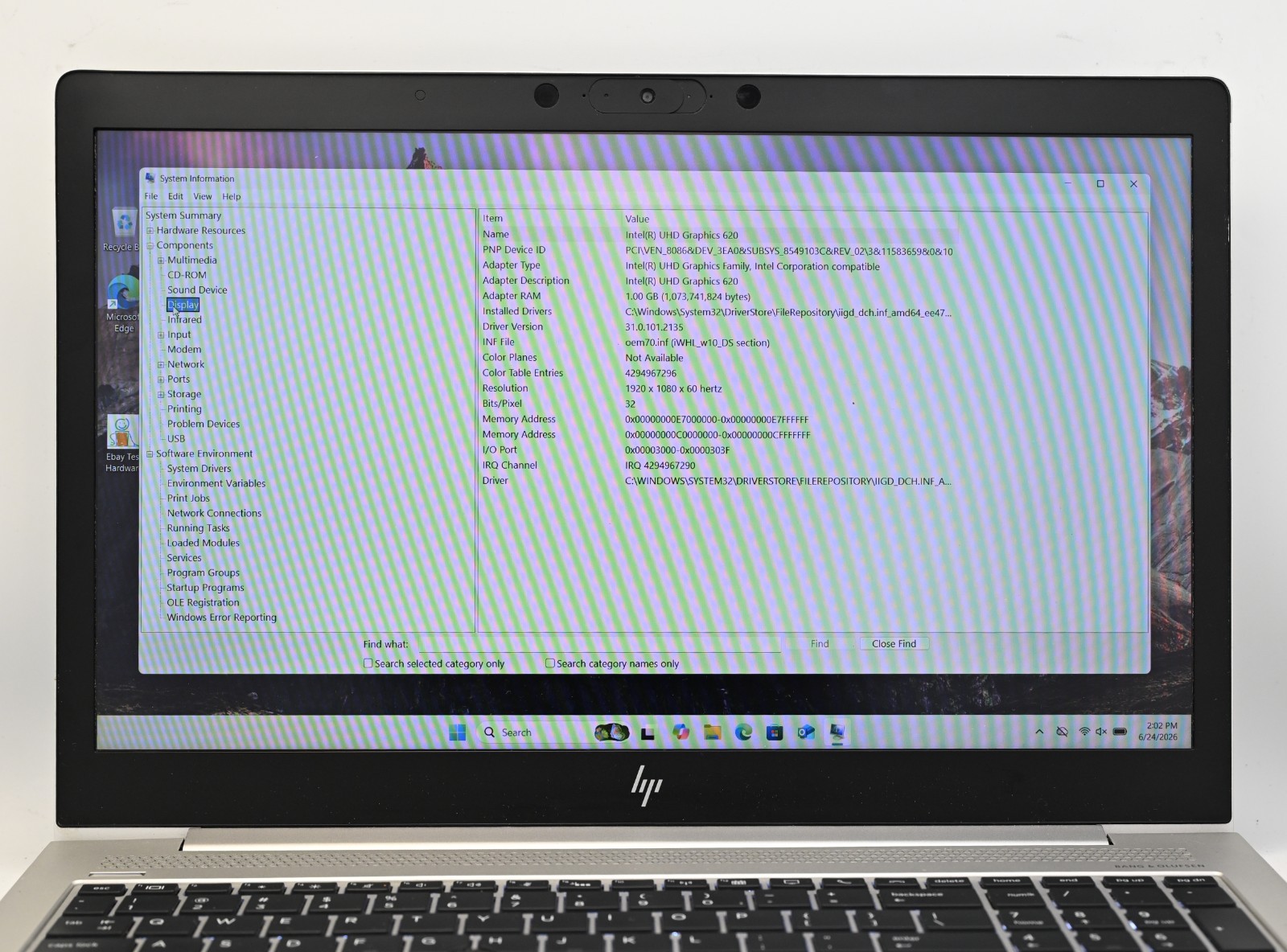 HP EliteBook 850 G6 i7-8665u 1.9GHz 16 GB RAM 128 GB SSD – Windows 11 Pro