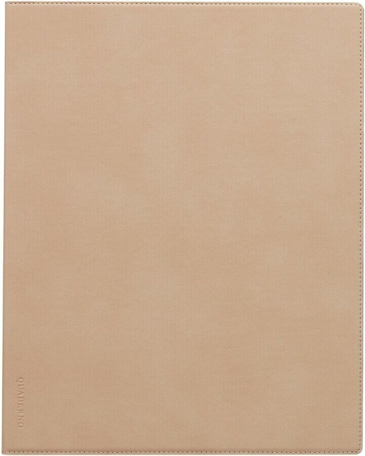 Fujitsu QUADERNO A5 Exclusive Cover Beige Navy FMVC51B Dedicated Leather Taste