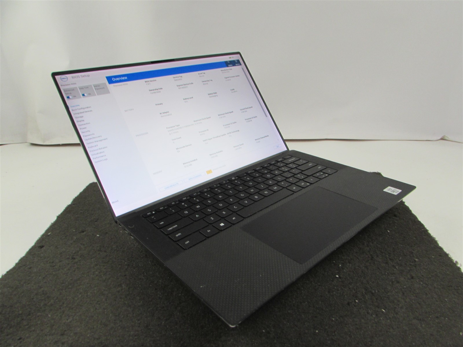 DELL PRECISION 5550 1920X1200 FHD CORE I7-10850H 512GB SSD 8GB RAM T1000 WIN 11