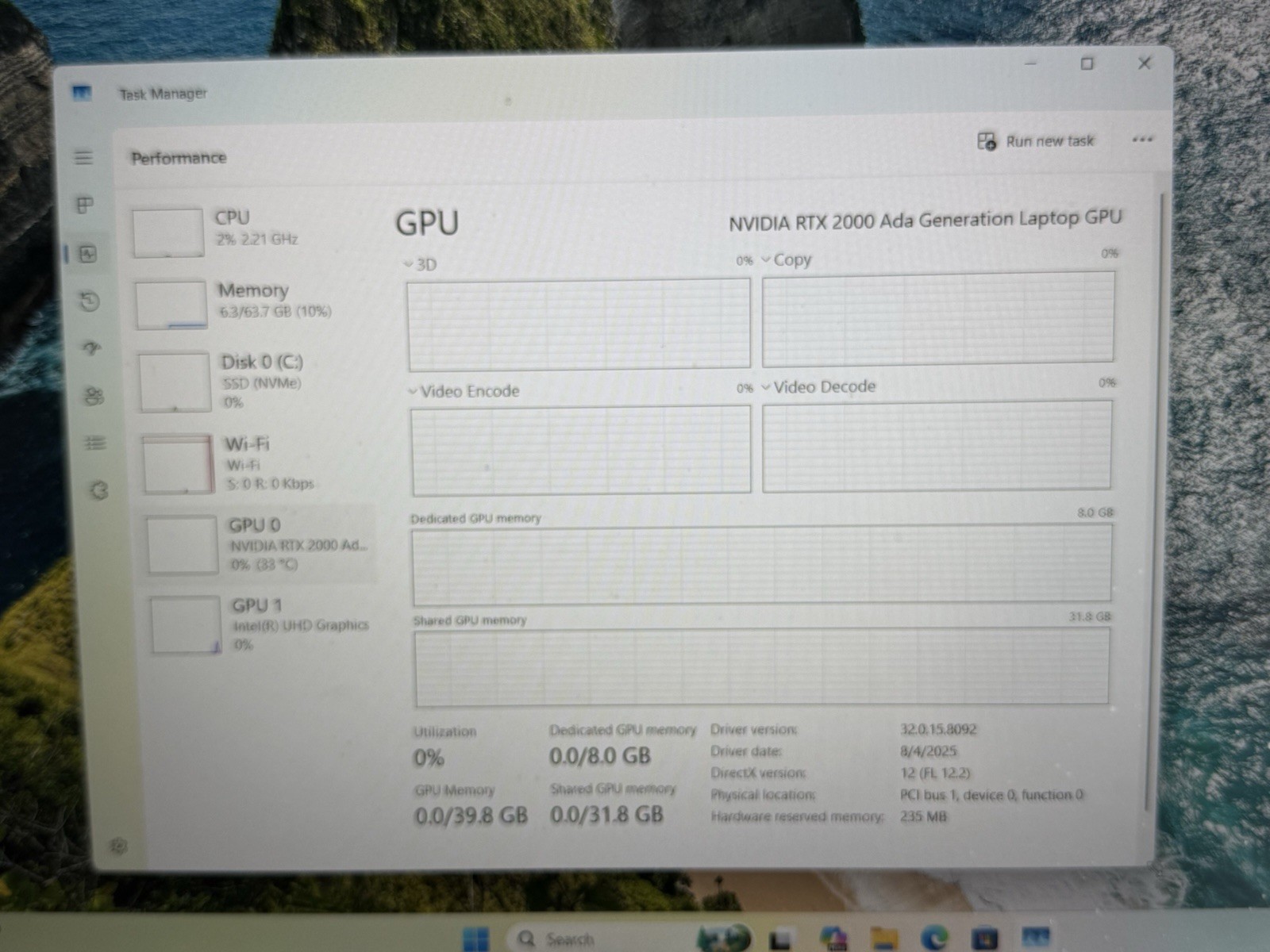Dell Precision 7680 16″ i7-13850HX 64GB Ram 1TB SSD RTX 2000 Ada