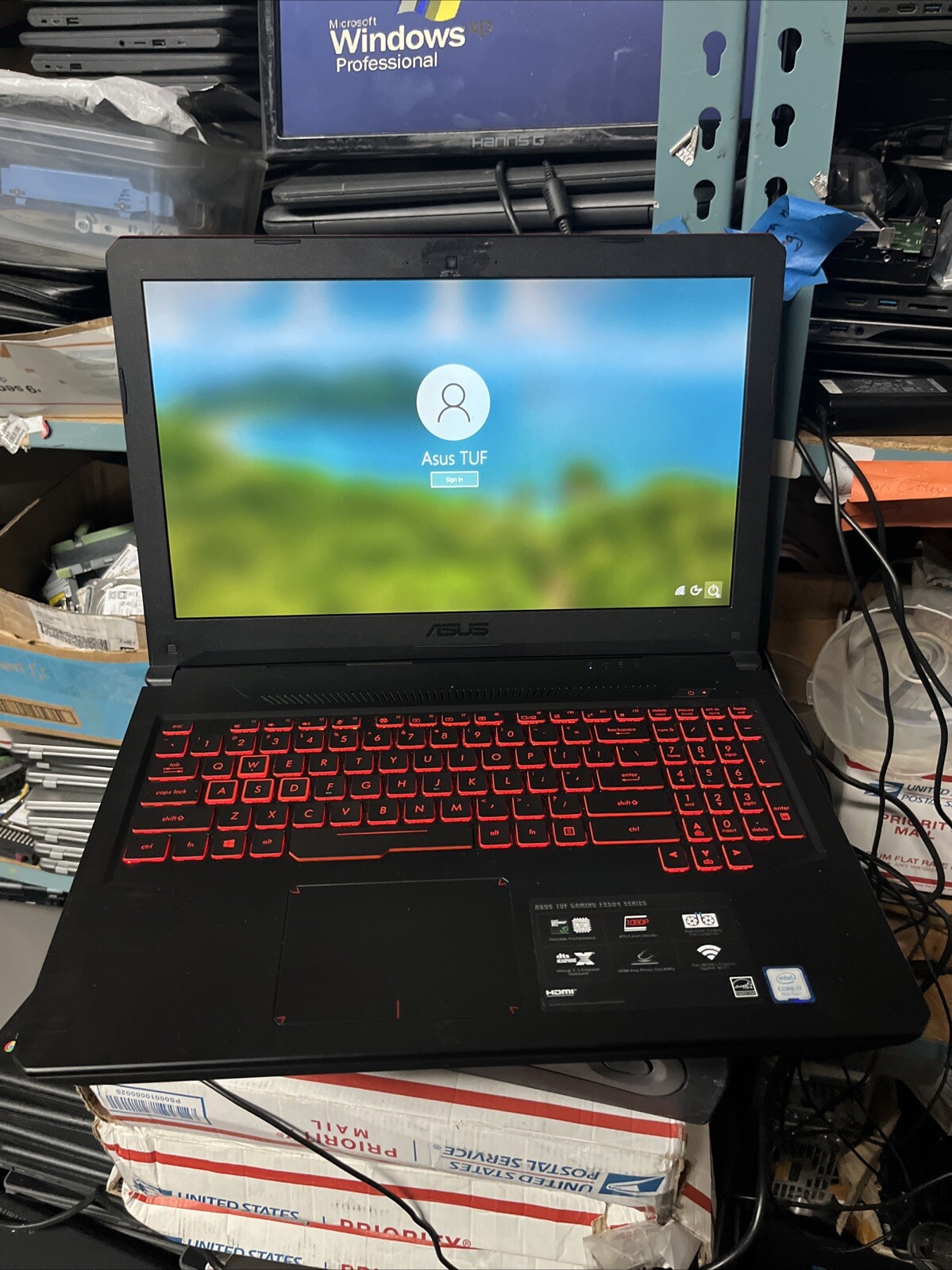 Asus TUF Gaming FX504G i7-8750H 2.20GHz 16GB RAM 256GB SSD 15.6″ Windows 10 Pro