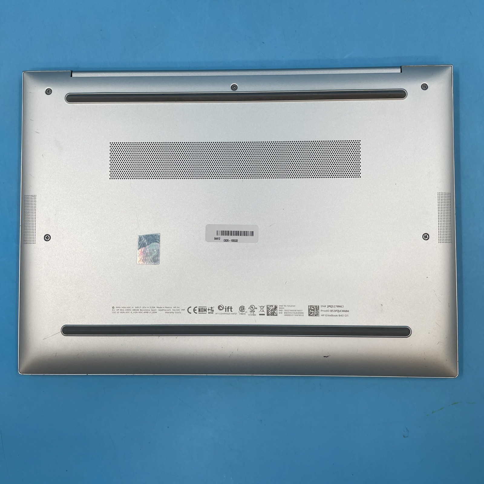 HP EliteBook 840 G11 | Ultra 5 135U | 32GB RAM | NO SSD | NO OS | 87% BATT