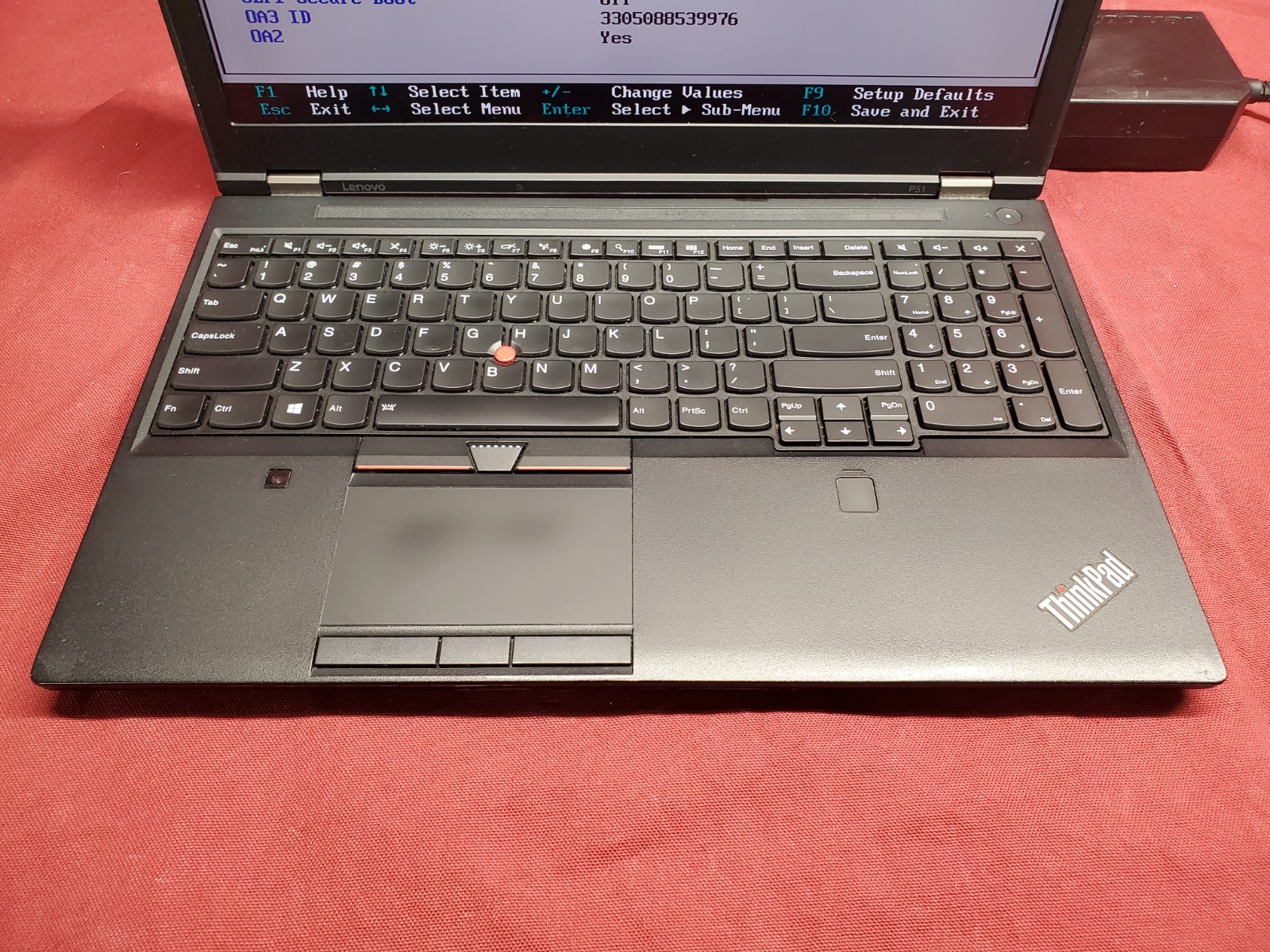 Lenovo ThinkPad P51 i7 7700HQ 2.80GHz / 32GB / 512GB SSD Quadro M1200 #2846