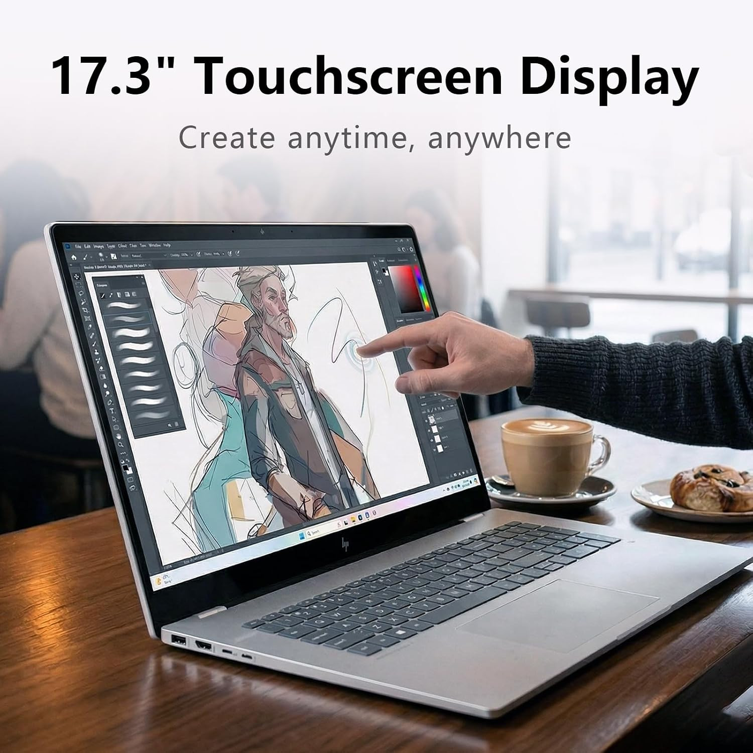 HP Omnibook 7 AI Laptop 17.3″ Touchscreen, Core Ultra 7 258V, 32GB RAM, 2TB SSD,