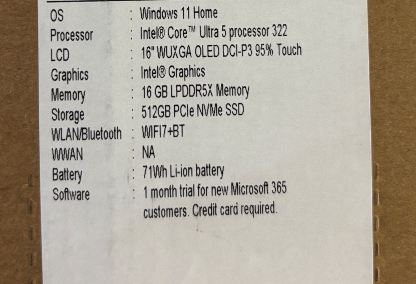 Acer Swift Go 16 AI Copilot+ PC 16” 2K OLED Touchscreen Laptop Intel Core Ultra