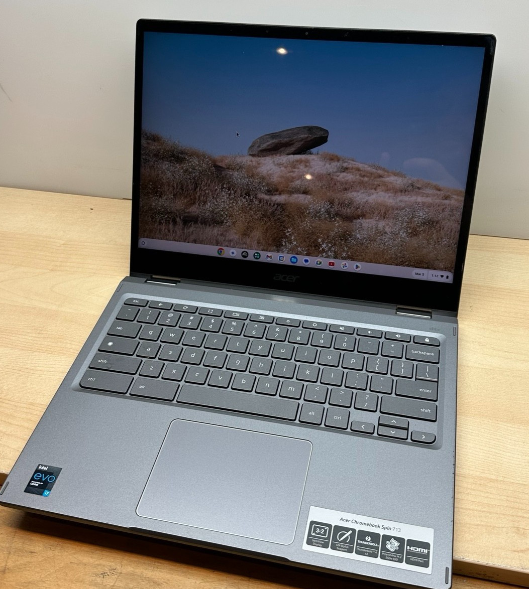Acer Chromebook Spin 713 CP713-3W i7-1165G7 16GB 256GB 13.5″ Touch Evo 2-in-1