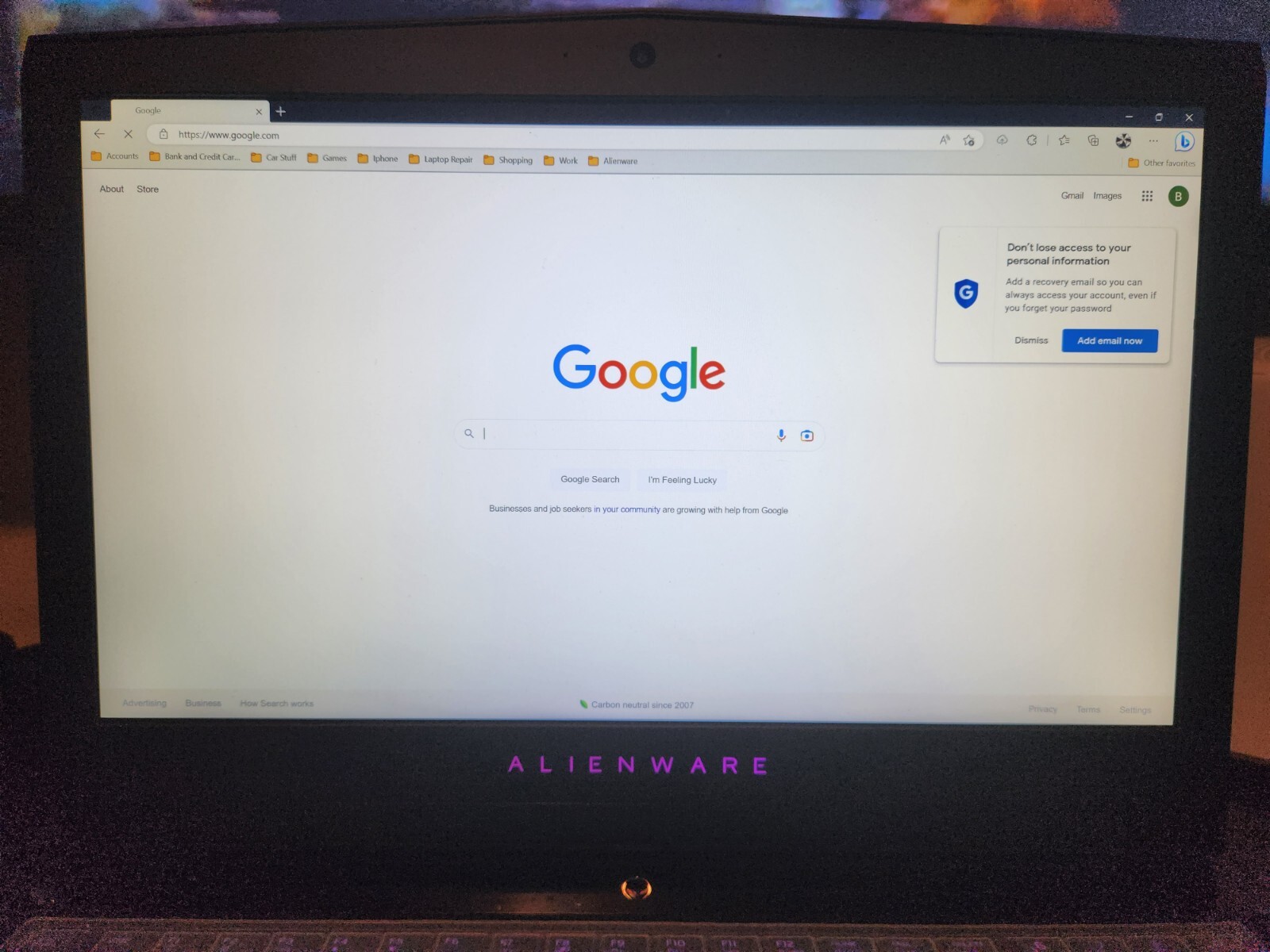 Alienware m17 R4 Gaming Laptop