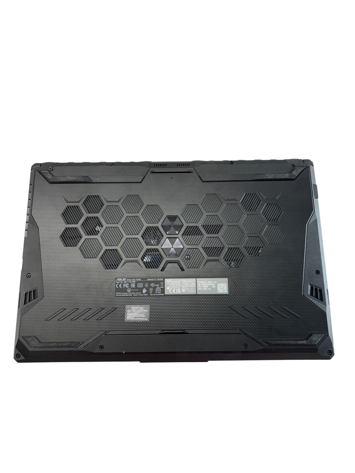 ASUS TUF F17 FX7065CB-MS71 Intel Core i7-118005 2.30GHz 16GB RAM 512GB SSD 17.3″