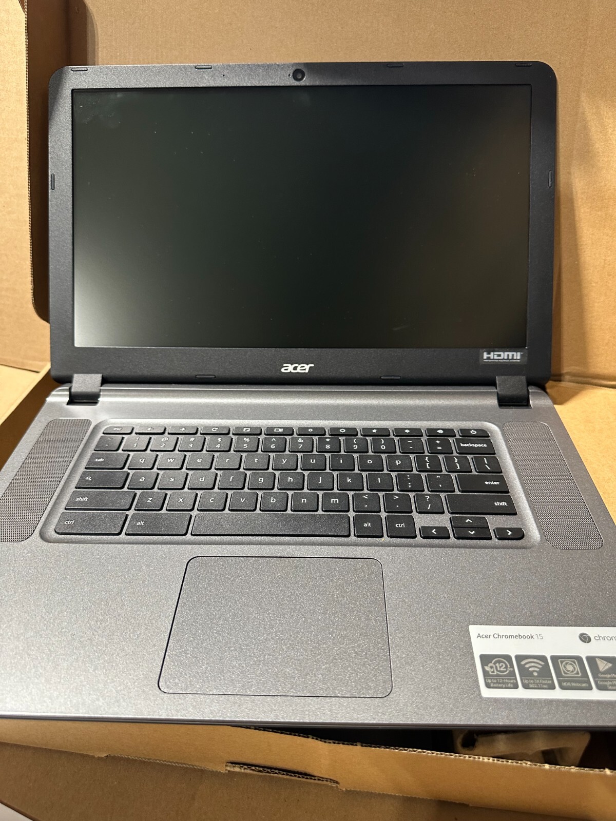 Acer ChromeBook N15Q9 15″ Intel Atom x5-E8000 4GB RAM CB3-532-108H