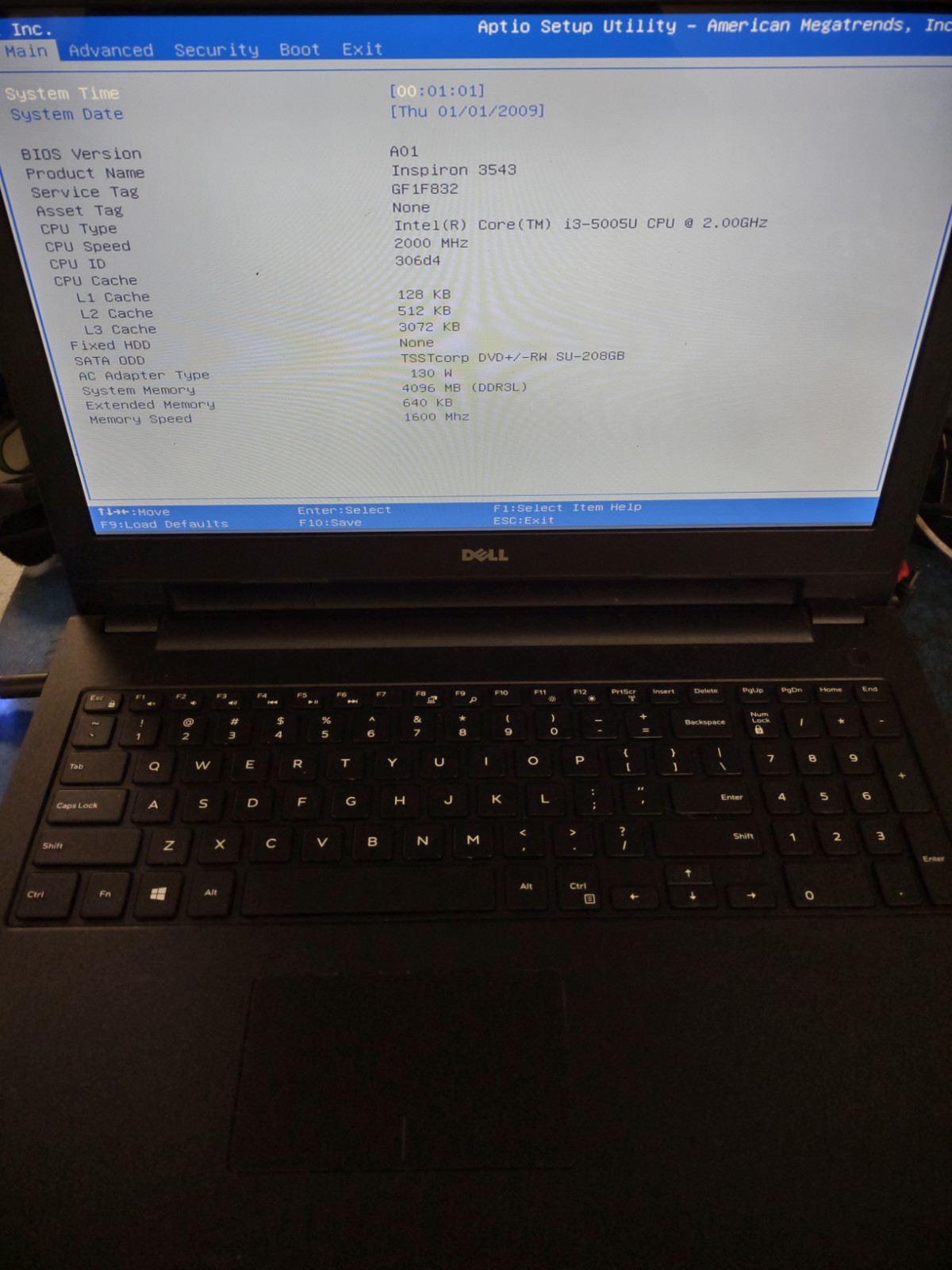 (Lot of 2) Dell Laptops 15.6″ i3-5005U 4-8GB RAM No HD/ OS *BIOS* | C798*