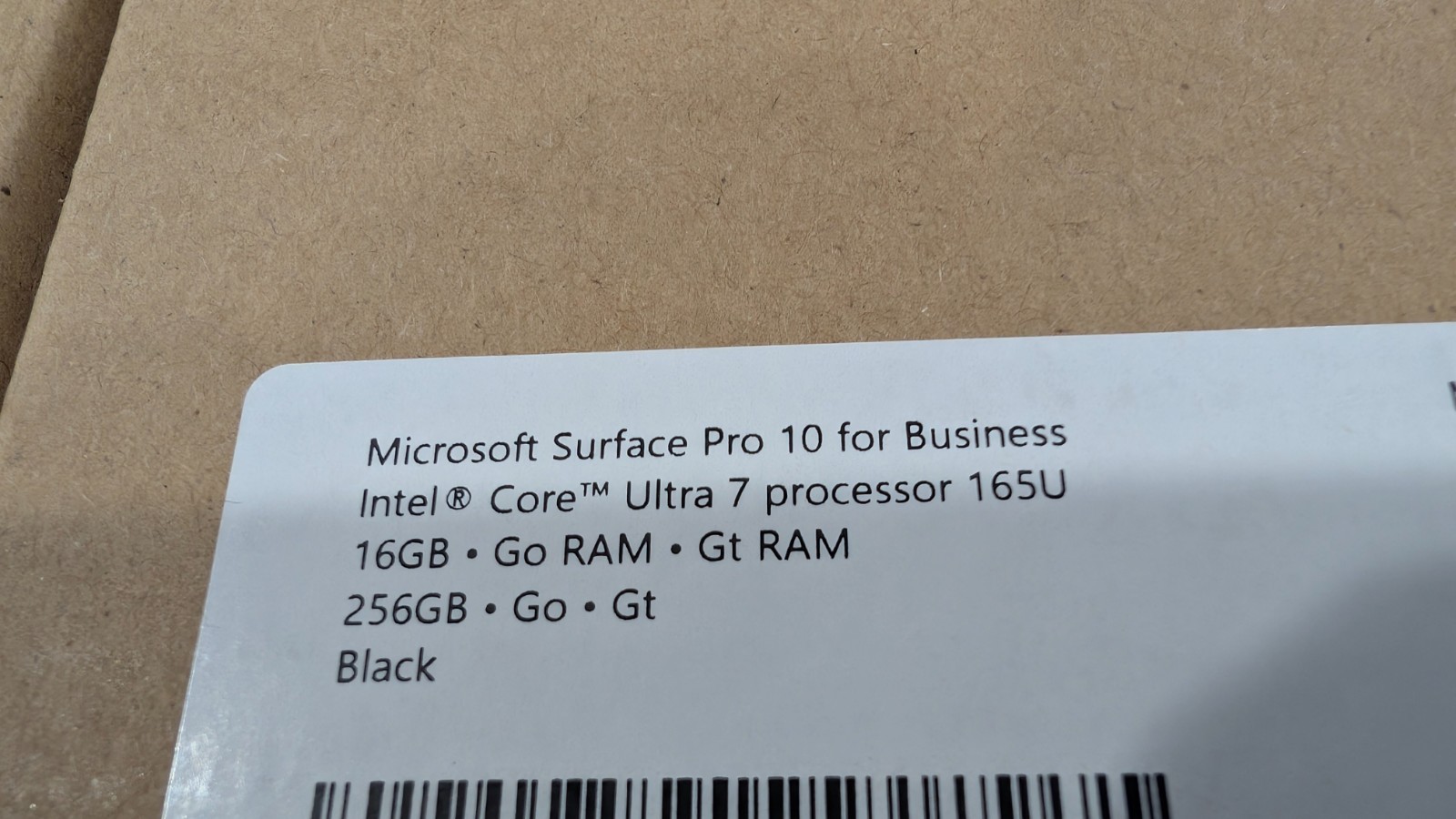 NEW Microsoft Surface Pro 10 13″ Intel Ultra 7 165U Model 2079 Warranty 10/2028