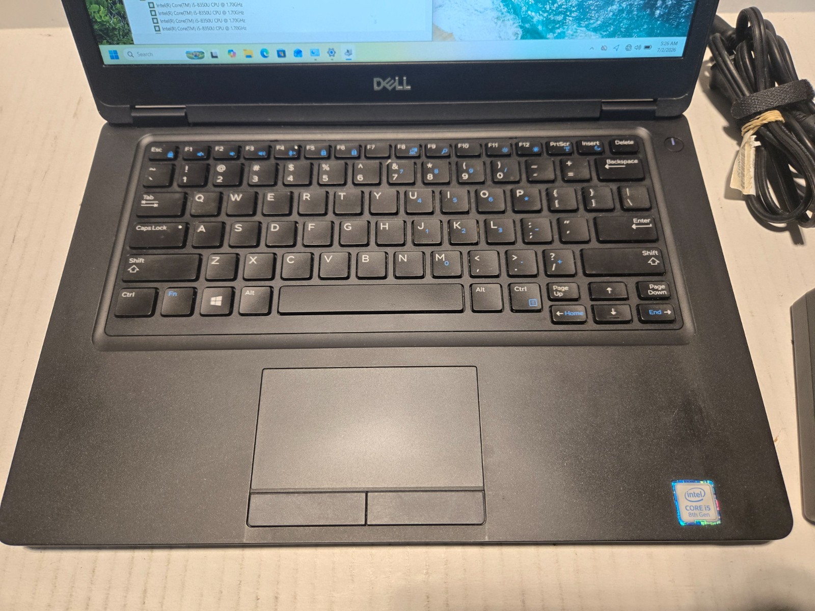 Dell Latitude 5490 14″ FHD Laptop Core i5-8350U 16GB 256GB SSD Win-11 WebCam BT