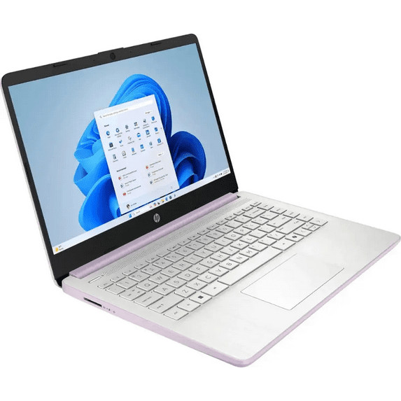 HP Laptop 14″ HD Intel N150 4GB 128GB UFS Webcam Office 365 Win 11 Lavender