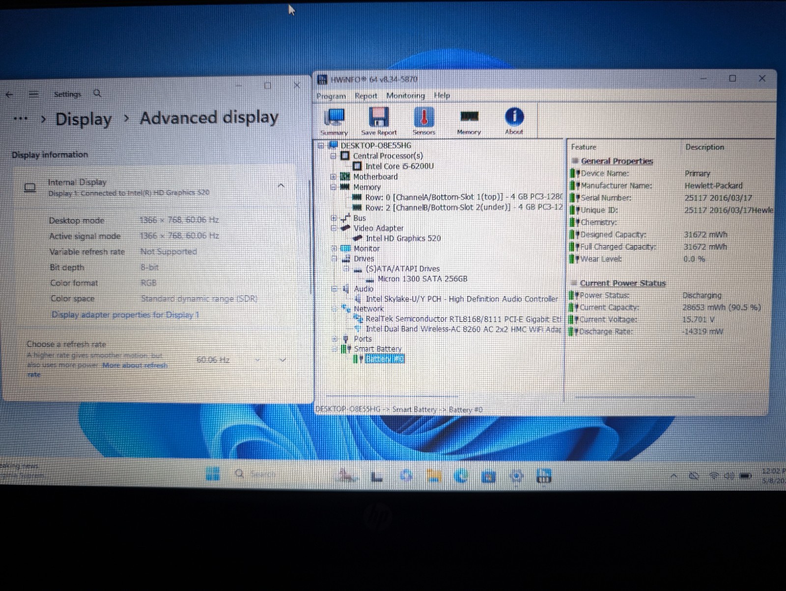 HP PROBOOK 430 G3 | i5-6200U 8GB RAM 256GB SSD | Backlit Windows 11 Pro