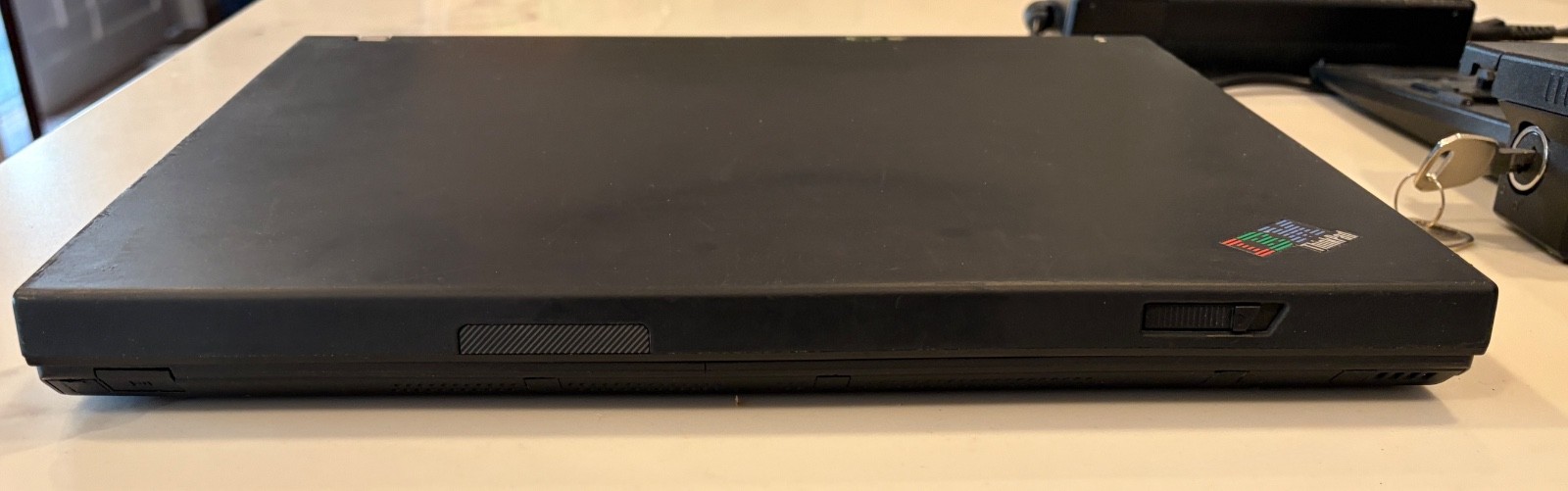 Vintage IBM Thinkpad T41 14” 1.5GB RAM 120GB SSD Win XP + Docking Station