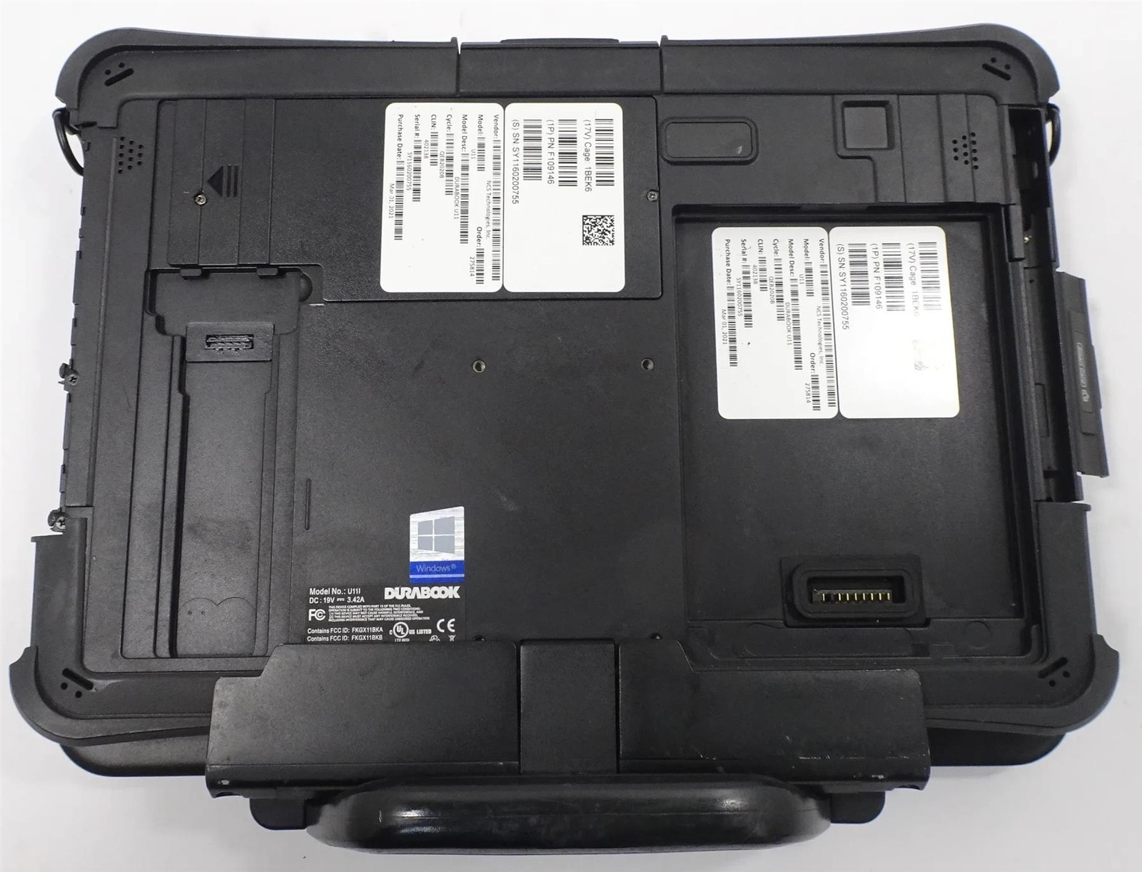 Lot of 10 DURABOOK U11i Rugged 11.6″ Core i5-10210Y 1.00GHz 16GB – No SSD