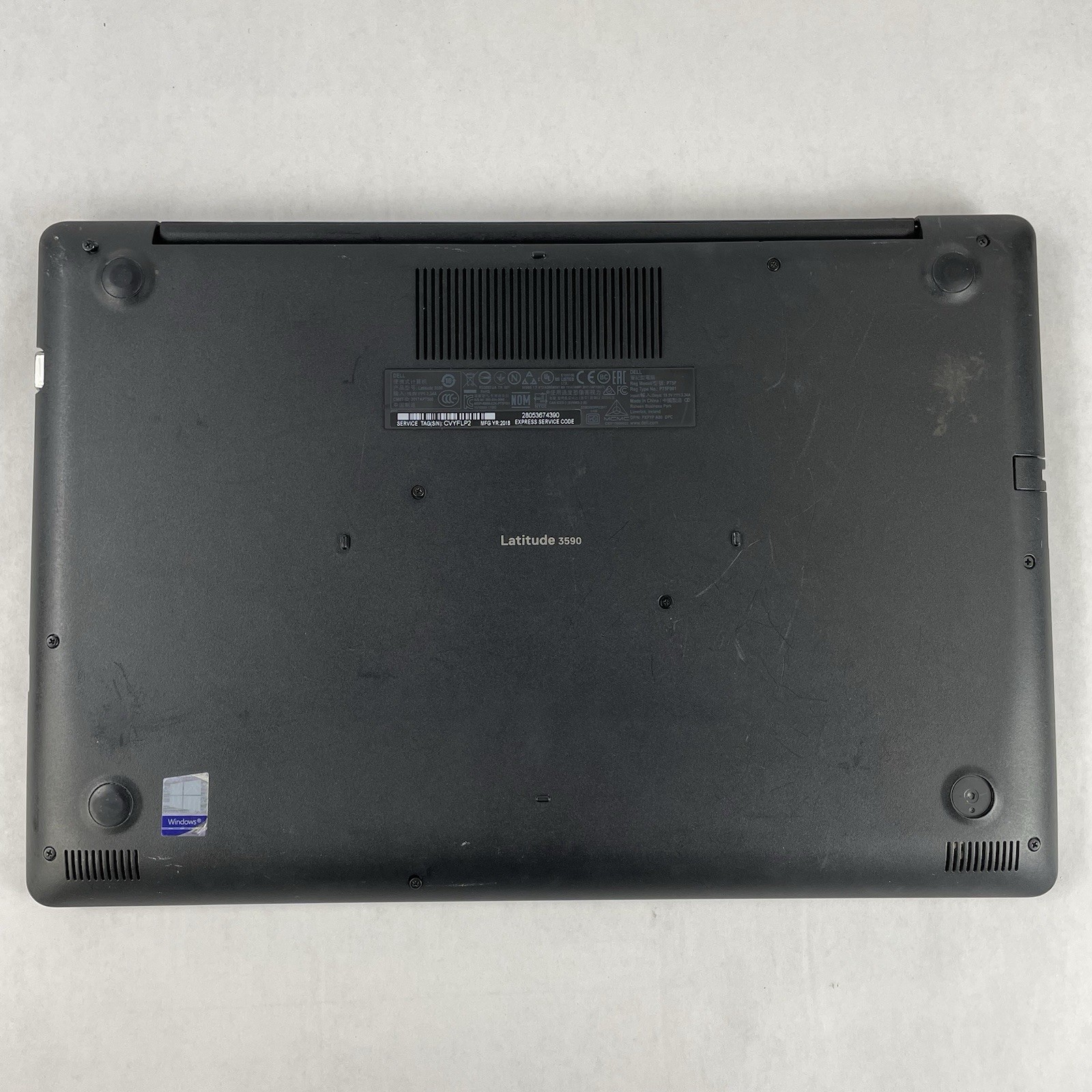Dell Latitude 3590 15.6″ i5-8250U 1.60 GHz 8 GB RAM No SSD No OS – Bad Corner