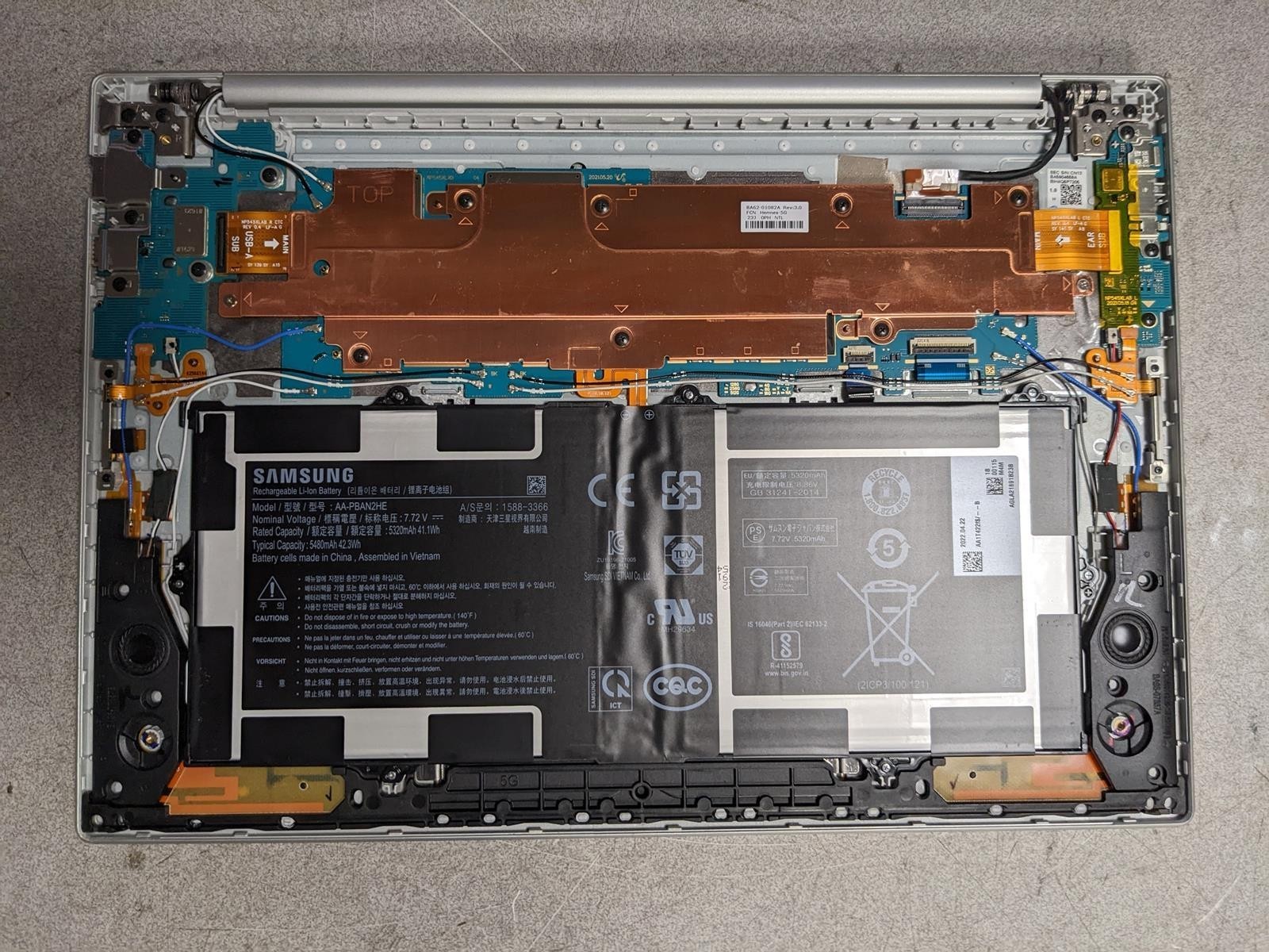 SAMSUNG GALAXY BOOK GO NP545XLA SNAPDRAGON 8CX G2 @ 3.5GHz, 8GB RAM, NO HDD/OS