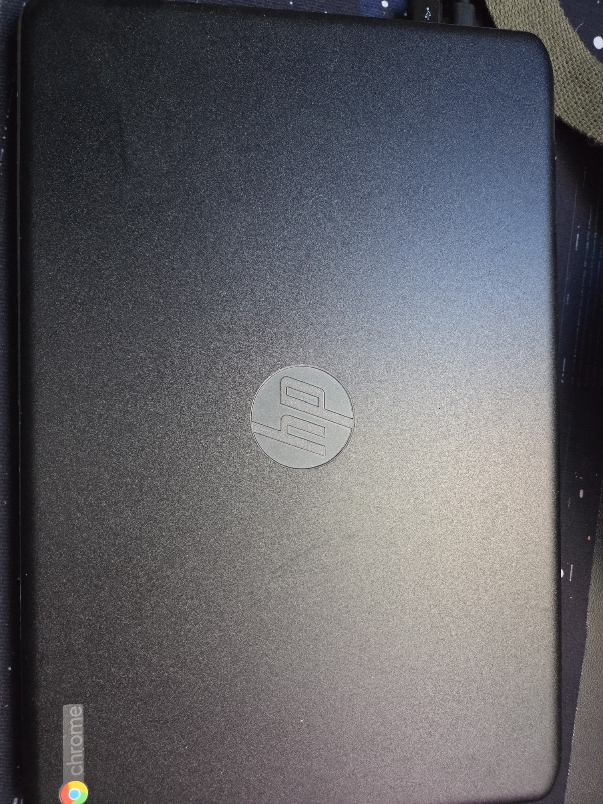 HP Chromebook Laptop Chrome OS Black Built-in Webcam