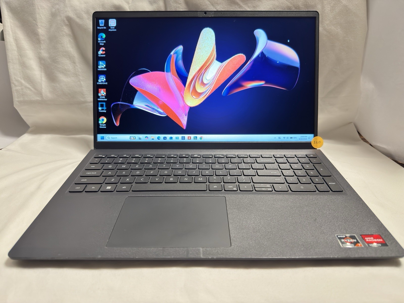 Dell Inspiron 15 3525 15.6″ Ryzen 7 5700U 8GB 256GB SSD Win 11 Home Black