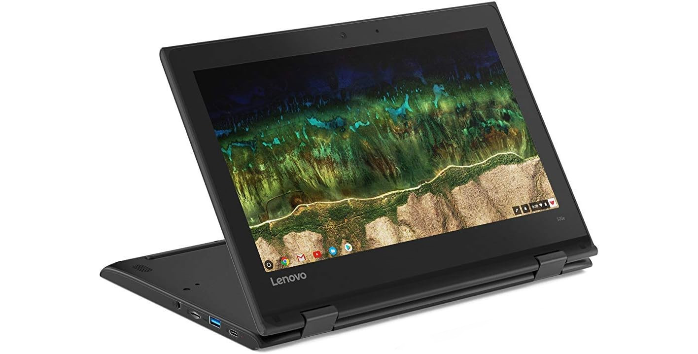 Lenovo 500e Chromebook 2-in-1 laptop 11″ HD TOUCH 4 GB RAM, 32GB eMMC Drive