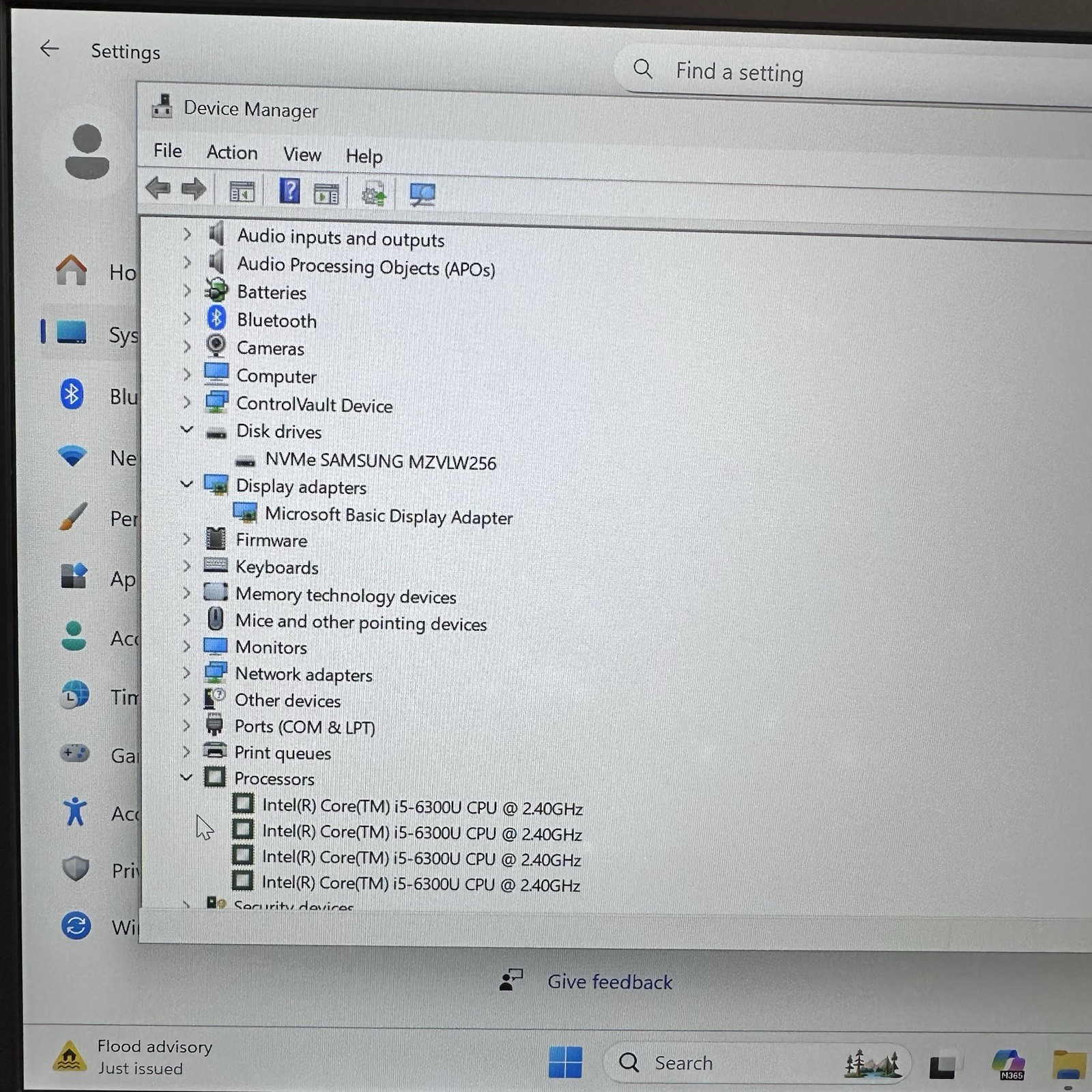 Dell Latitude E7470 I5-6300U 2.4GHz, 8GB RAM, 256GB NVme, 1920×1080