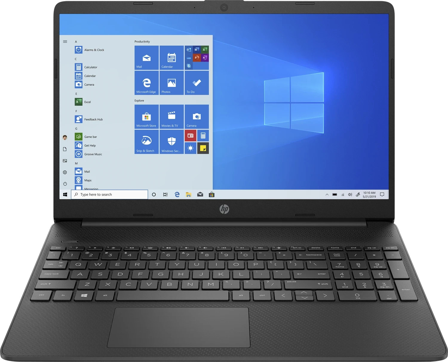 HP 15S-EQ2152NG 15.6″ Jet Black Ryzen 5 5500U 8GB RAM 256GB SSD DE Windows 10