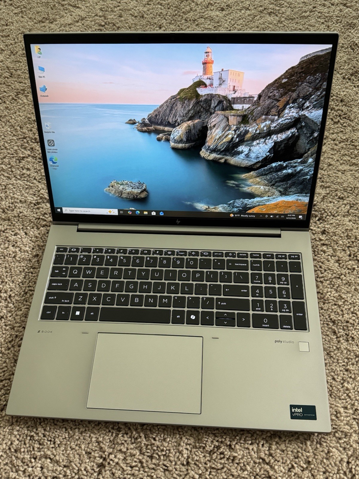 HP ZBook Firefly 16 G11 FHD+ 1.4 GHz Ultra 7 165H 16GB 256GB SSD Backlight/