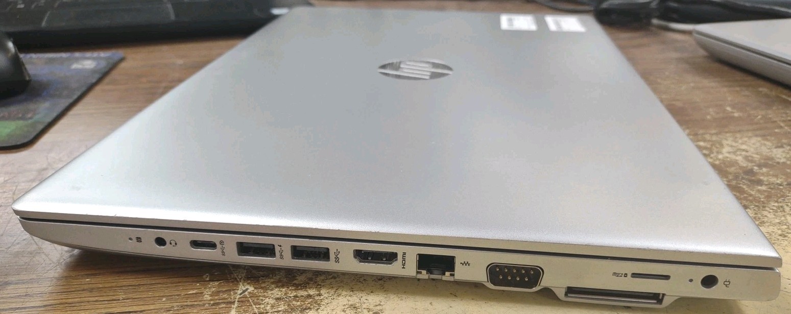 HP ProBook 650 G5 15.6″ W/ Intel i5-8365U @ 1.6GHz, 8GB, 256GB.