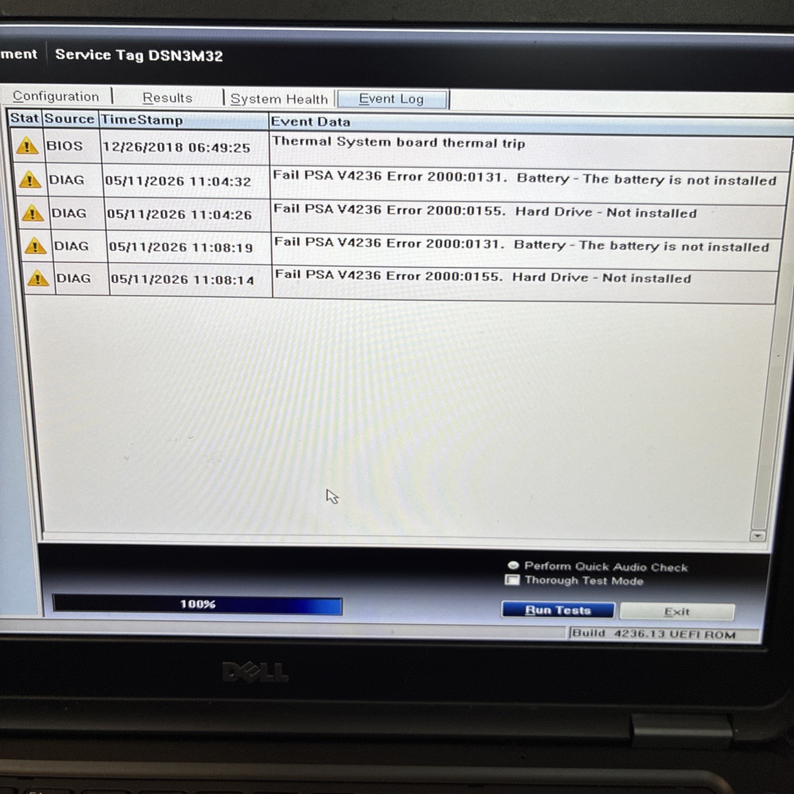 Dell Latitude E5450 i5-5300U@2.3GHz 8GB Ram No HD Bad battery Read Description